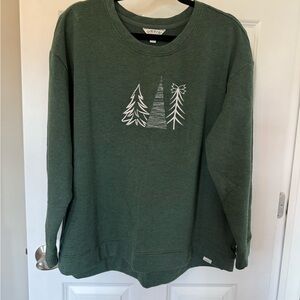 Orvis Forest Green Classic Holiday Sweatshirt